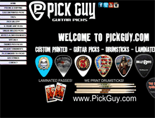 Tablet Screenshot of pickguy.com